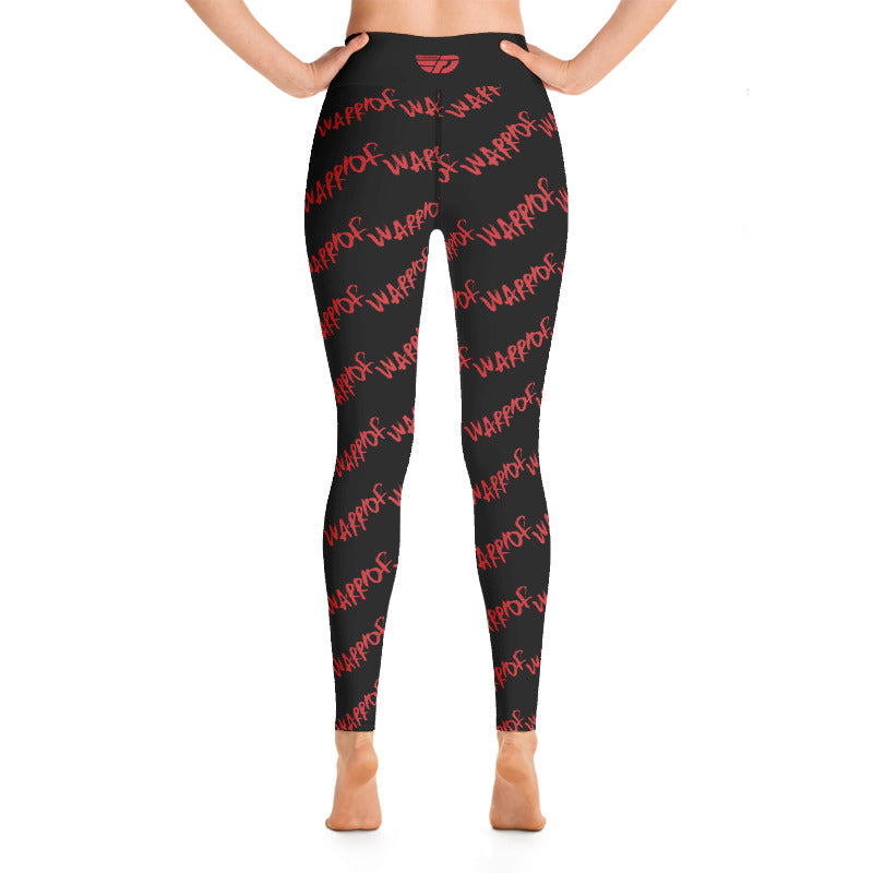 Warrior High Waisted All Over Print Leggings