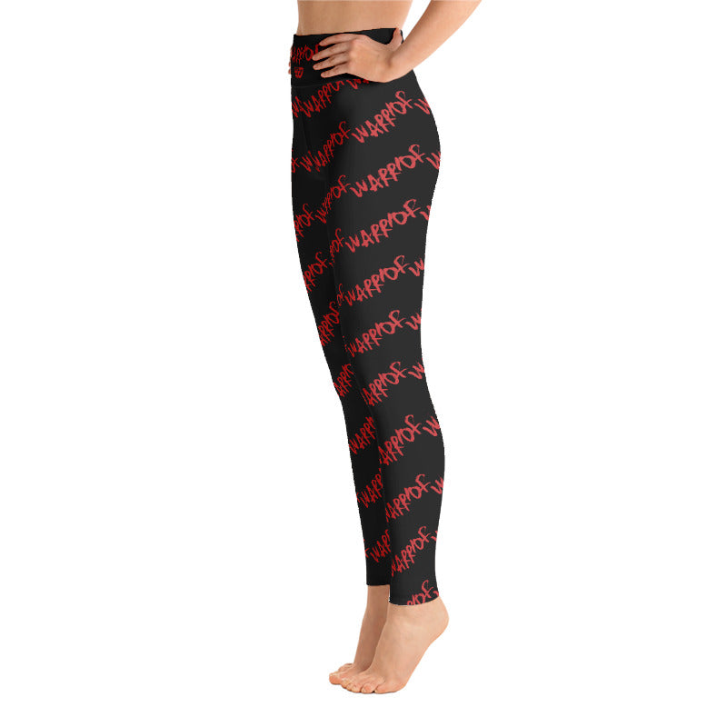 Warrior High Waisted All Over Print Leggings