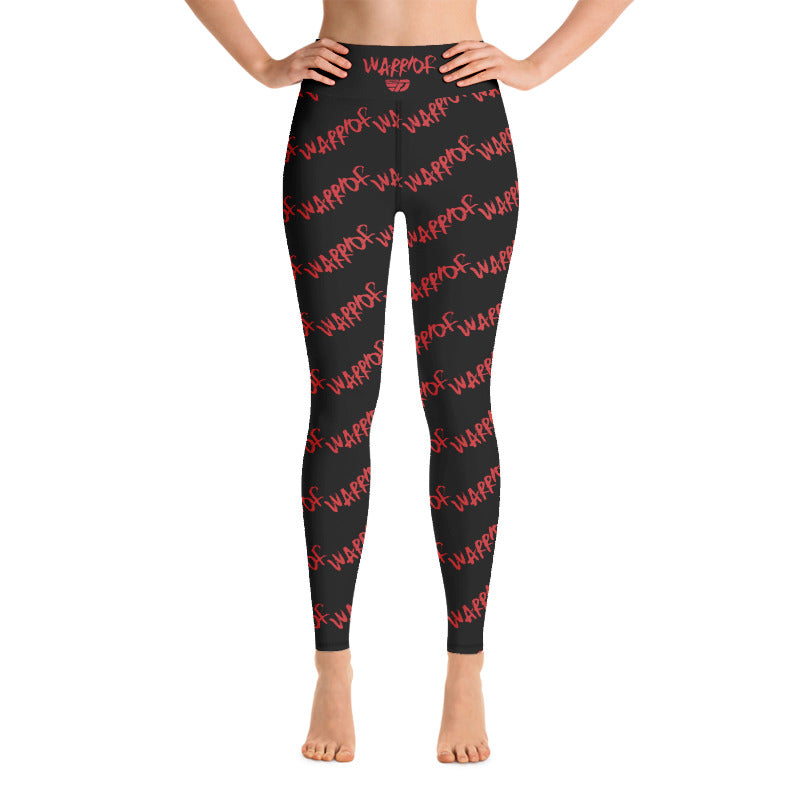 Warrior High Waisted All Over Print Leggings