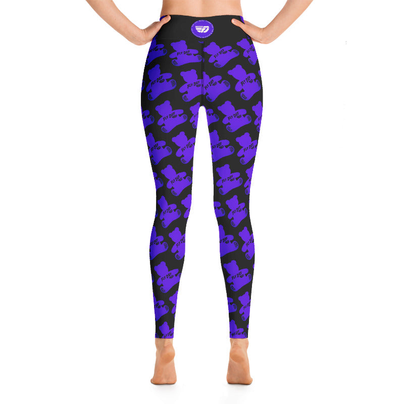 High Waisted Fly Def  Teddy Bear Leggings