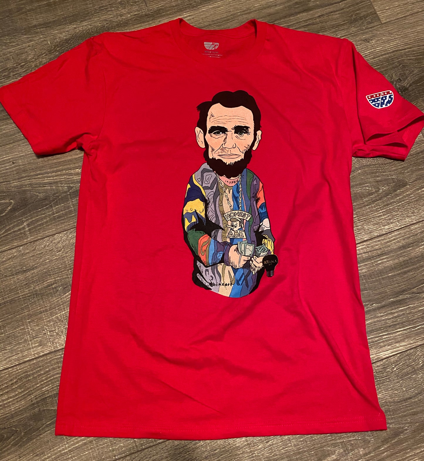 FD x b.i.n.x.art - Honest Abe T-Shirt