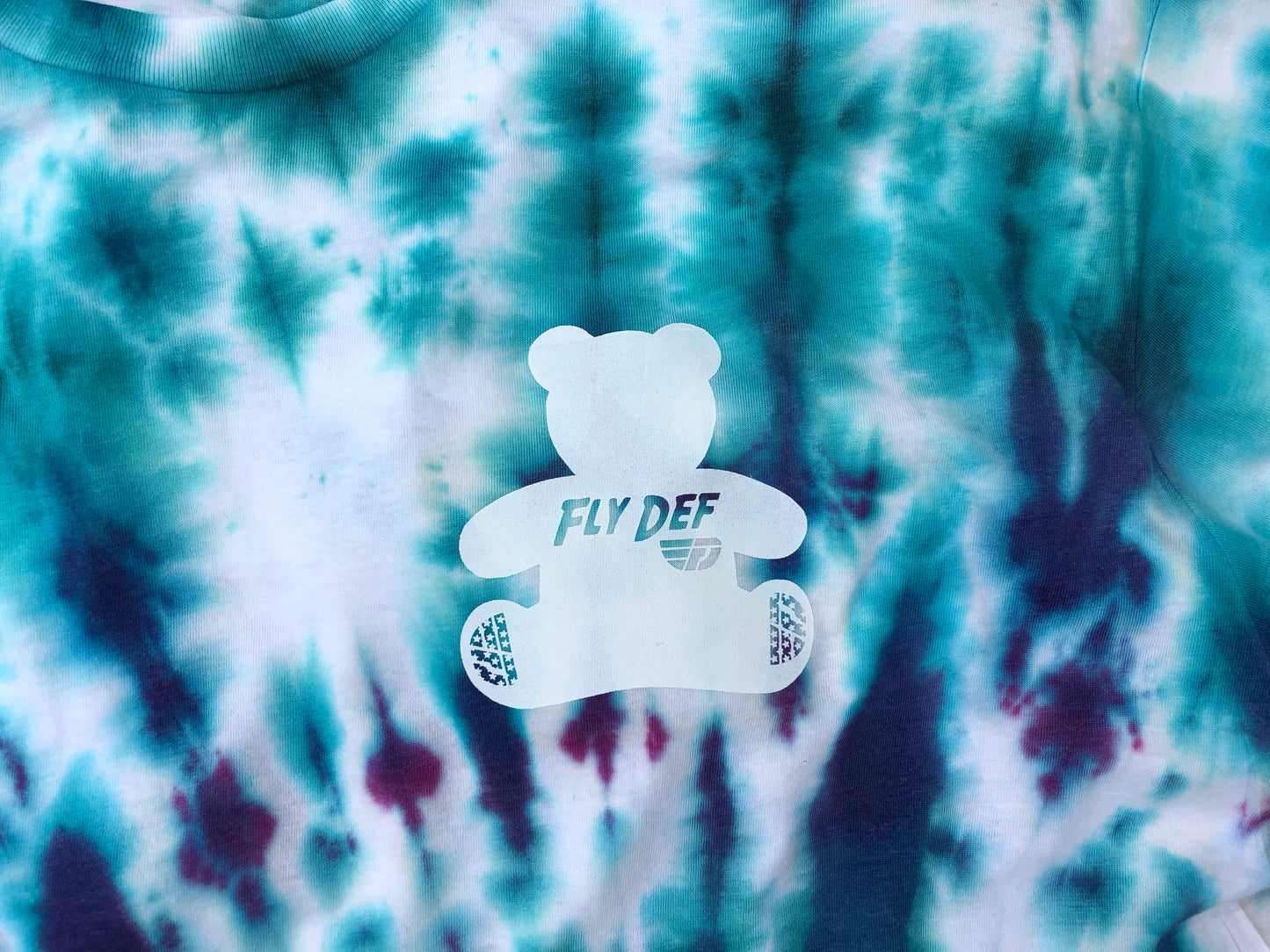 Fly Definition Trippy Blue Tie Dye T-Shirt