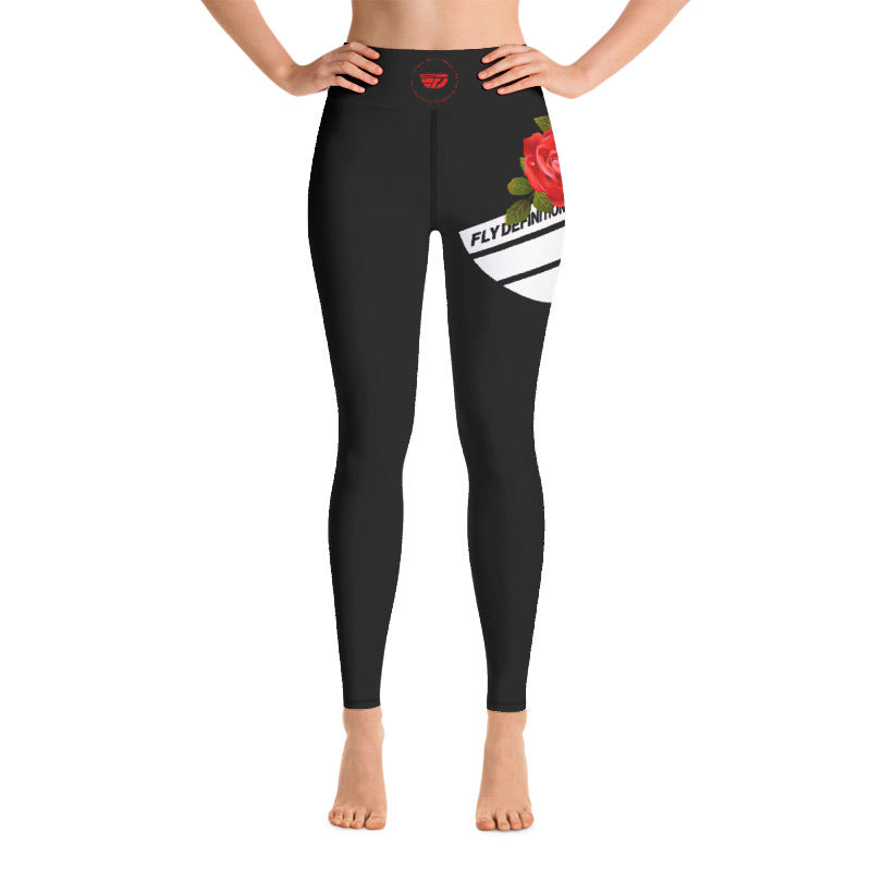 Fly Definition Women's Rose High Waisted Leggings