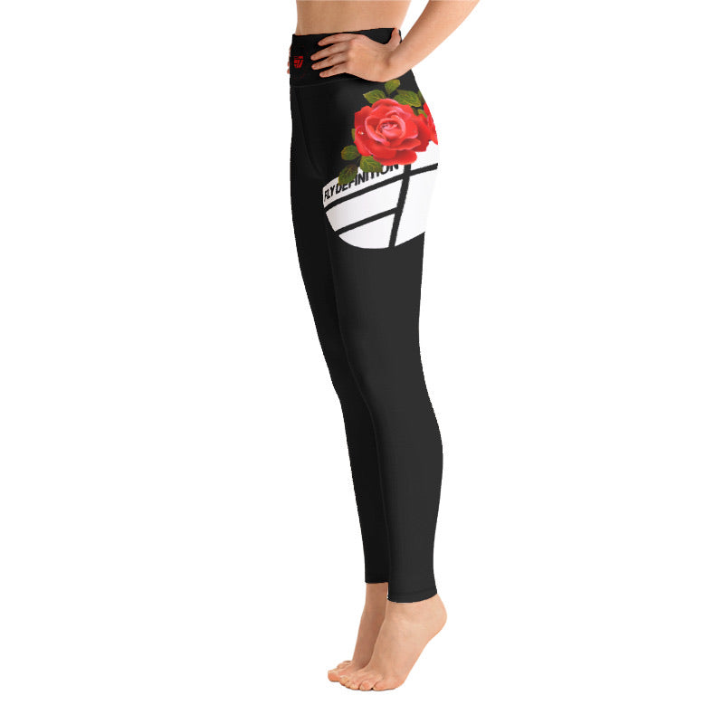 Fly Definition Women's Rose High Waisted Leggings