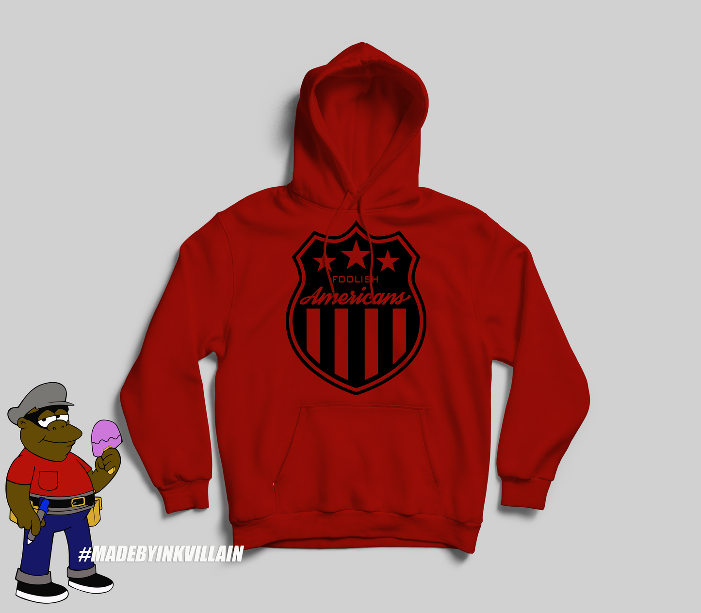 FD Foolish Americans Bred Hoodie