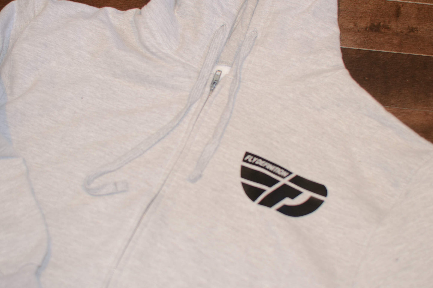 Fly Definition Heather Grey Zip Hoodie